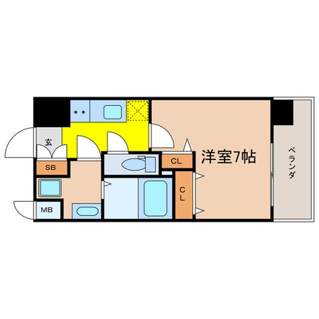 ラシーヌ瓦屋町の物件間取画像